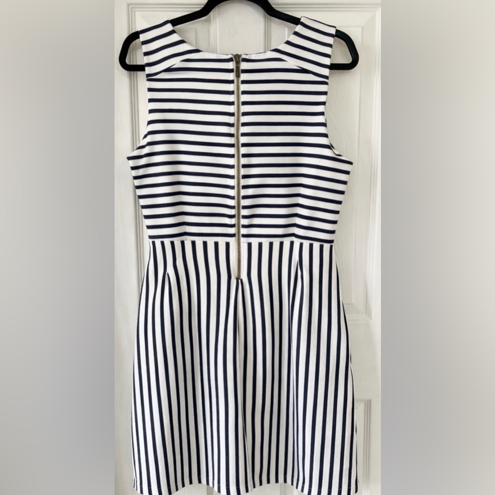 Old Navy Striped Mini Dress - Navy and White - Picture 2 of 6